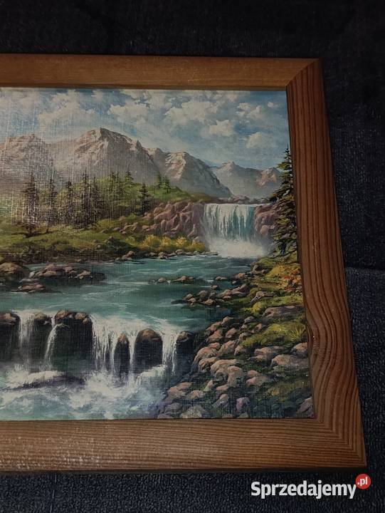 obraz ścienny górski potok Obrazki i obrazy Poznań