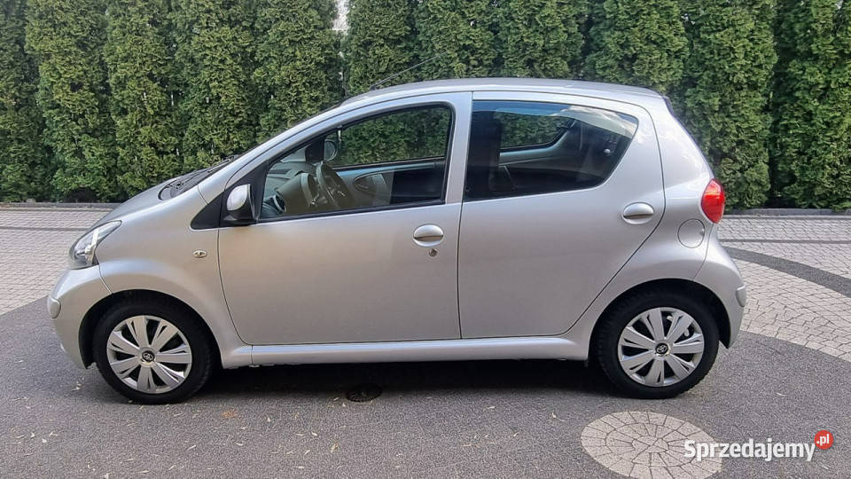 Toyota Aygo Niski przebieg Klima GWARANCJA Zakup srebrny Płońsk sprzedam