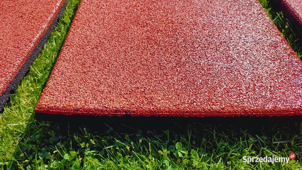 Płyty gumowe pod basen plac zabaw ogród grube Akcesoria basenowe Międzybrodzie Bialskie