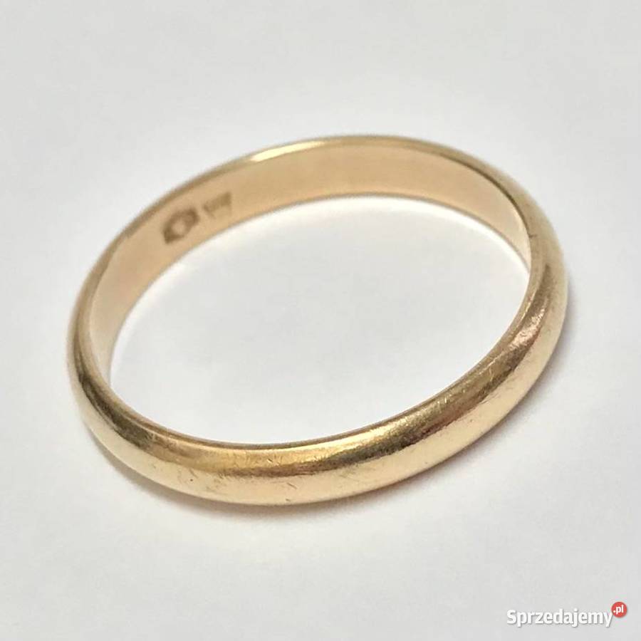 Złota OBRĄCZKA damska 585 14K WARMET KLASYCZNA złote sprzedam