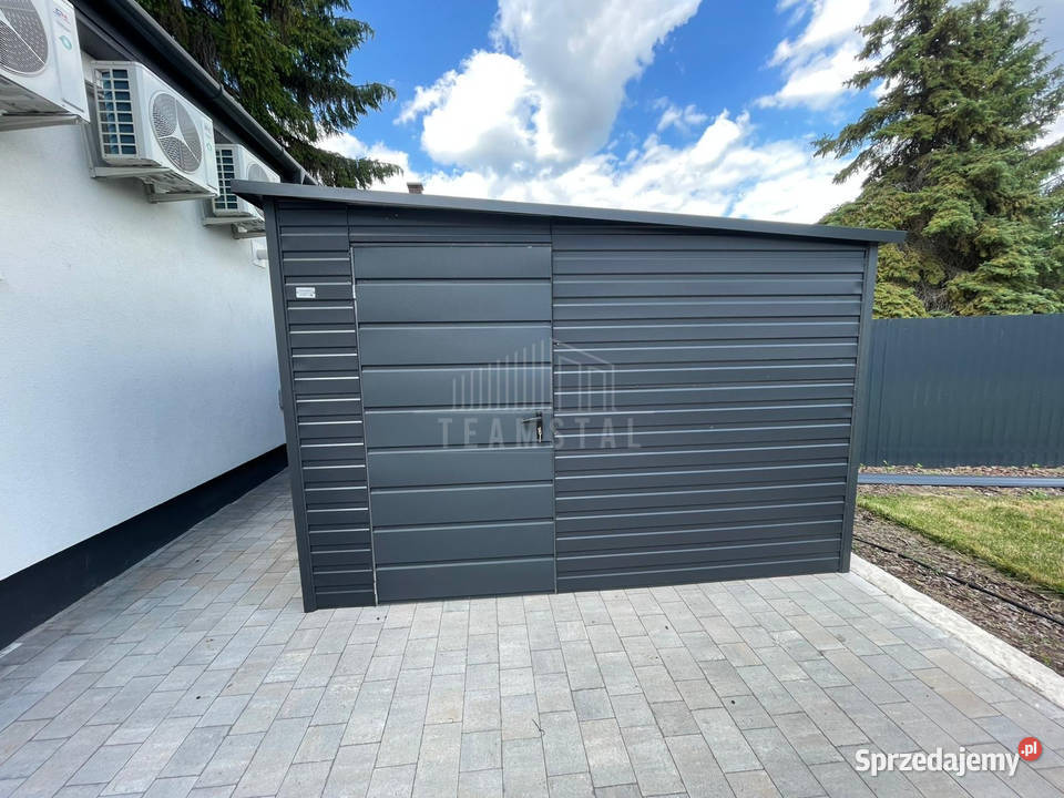 Schowek domek ogrodowy 3x25 m drzwi antracyt
