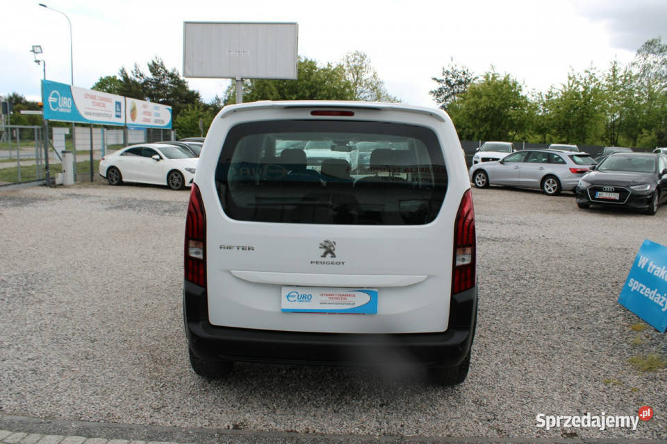 Peugeot RIFTER Active Gwarancja netto 43 821 PLN światła przeciwmgielne mazowieckie Warszawa