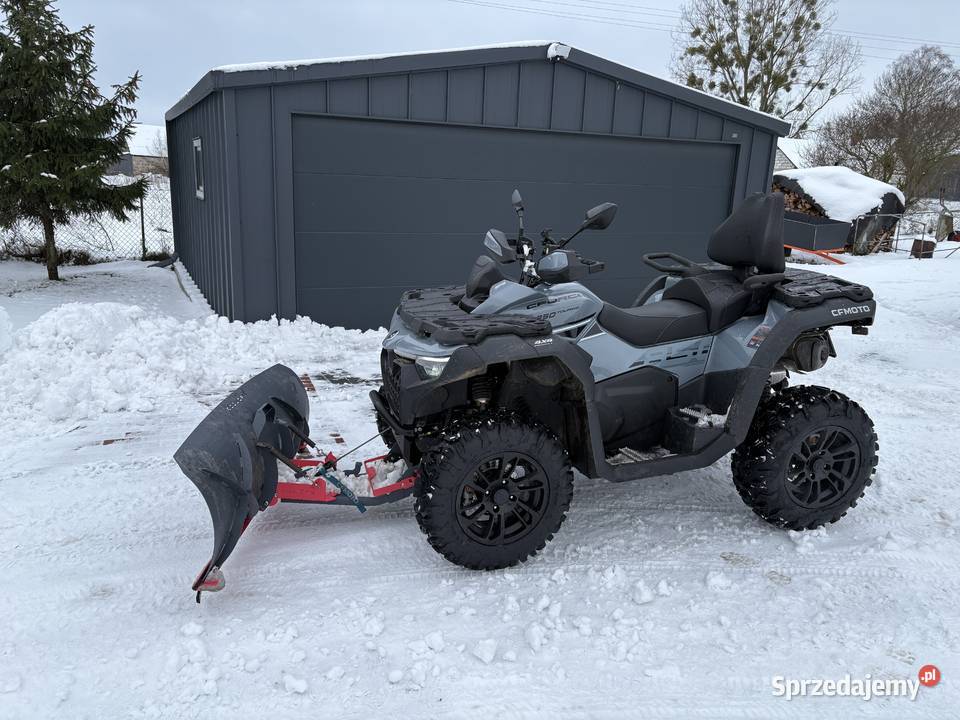 Cf moto 850 pług T3B FV23 370 quad - ATV CF Moto Grajewo