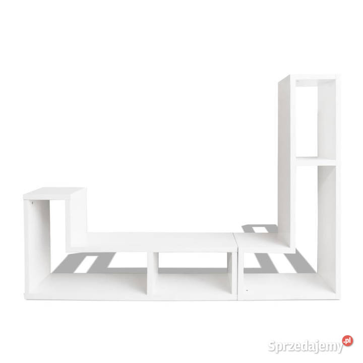 Szafki pod TV w kształcie L białe 2 WM243066 Warszawa sprzedam