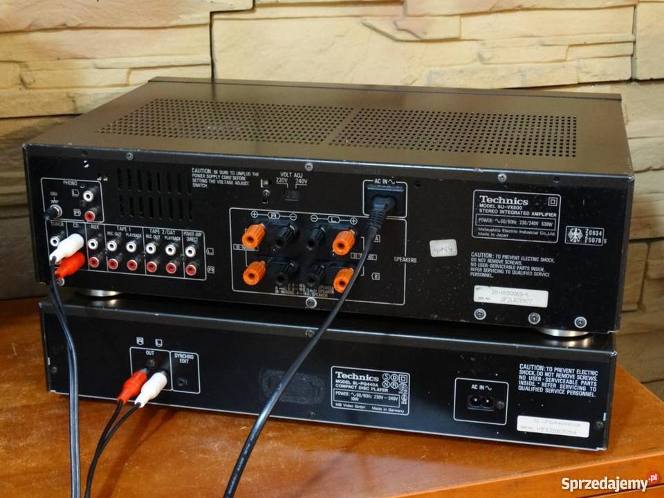 Wzmacniacz Technics SUVX500 sprawny 530 wat podkarpackie Jasło