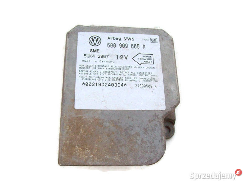 Golf IV Sensor poduszek AIR BAG 6Q0909605A osobowe Mińsk Mazowiecki
