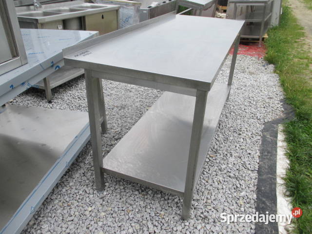 STÓŁ GASTRONOMICZNY Z PÓŁKĄ PRZYŚCIENNY 1807085 wielkopolskie Ostrów Wielkopolski