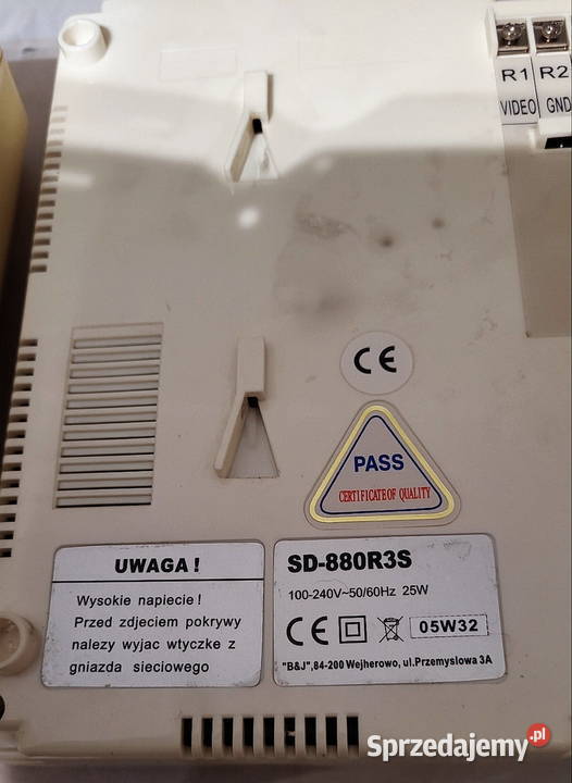Dwa zestawy wideodomofonowe SD 880R3 Radom