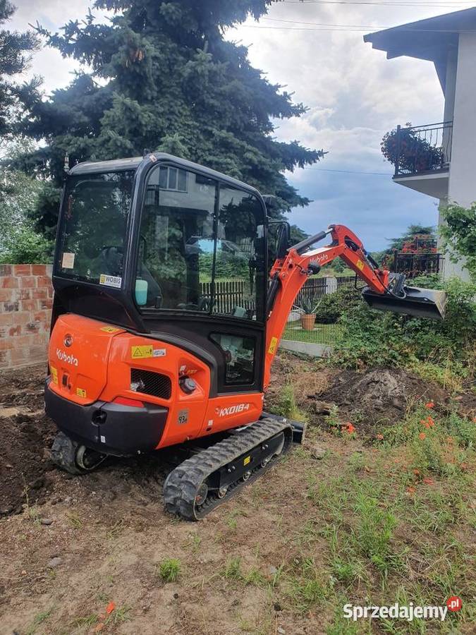 Usługi mini koparką Przyłącza wody Brzeg