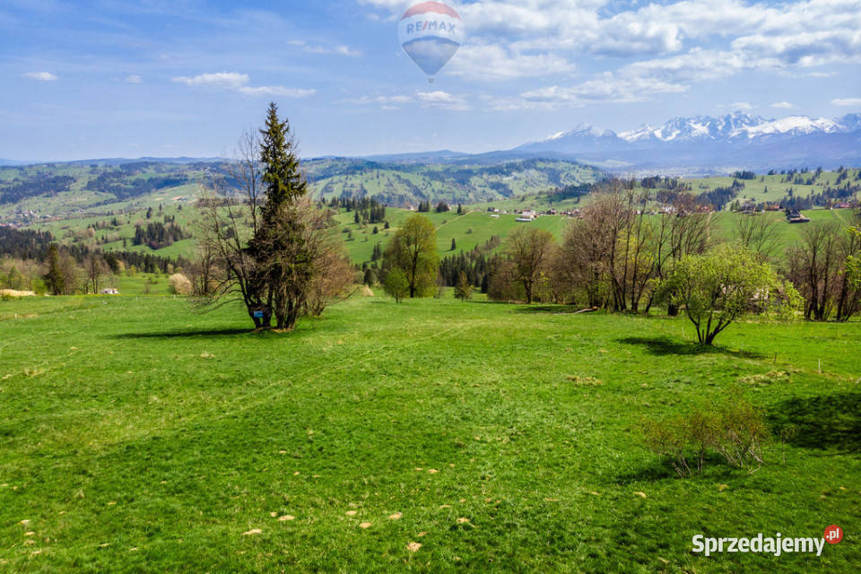 DZIAŁKA BUDOWLANA SIEROCKIE WIDOK NA TATRY 32m