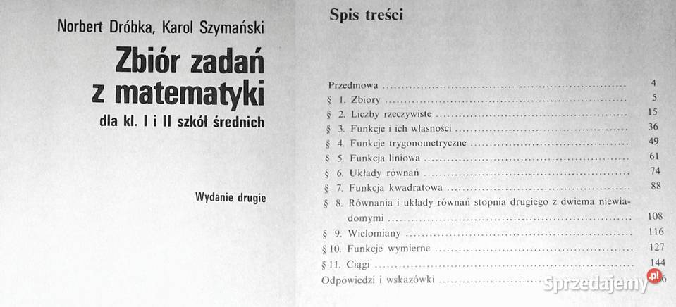 Zbiór zadań z matematyki kl 12 N Dróbka K Chełm