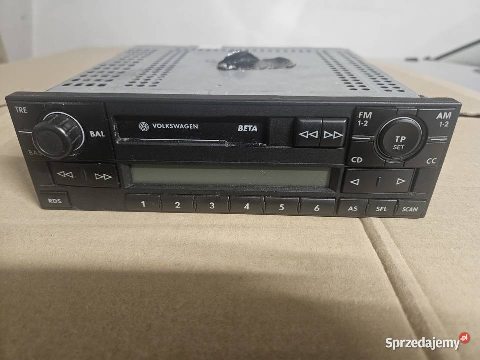 Radio VW Beta oryginal z kodem Warszawa sprzedam