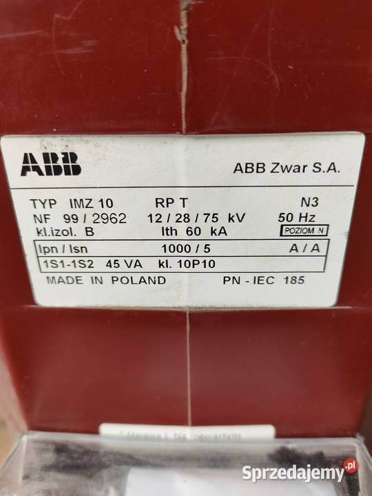 Przekładnik napięciowy prądowy ABB różne typy 15 Kraków