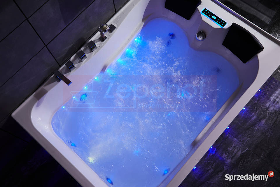Wanna z hydromasażem LS7001 LEWA prostokątna