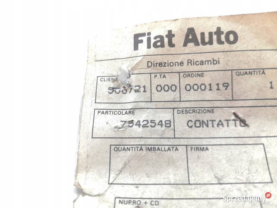 WŁĄCZNIK ŚWIATEŁ COFANIA FIAT TEMPRA TIPO UNO