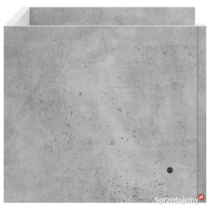 Półka ścienna szarość betonu 705x35x305 WM848454 Warszawa