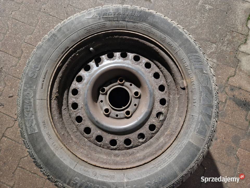 Koła komplet 4 felg stalowych z oponami 1956515 Ciechocinek