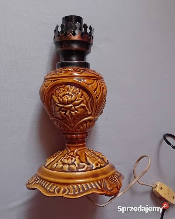 Lampka stołowa POLAMWieliczka podstawa wielkopolskie Koźminek
