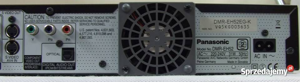 Nagrywarka DVD z dyskiem HDD Panasonic DMREH52 mazowieckie Warszawa