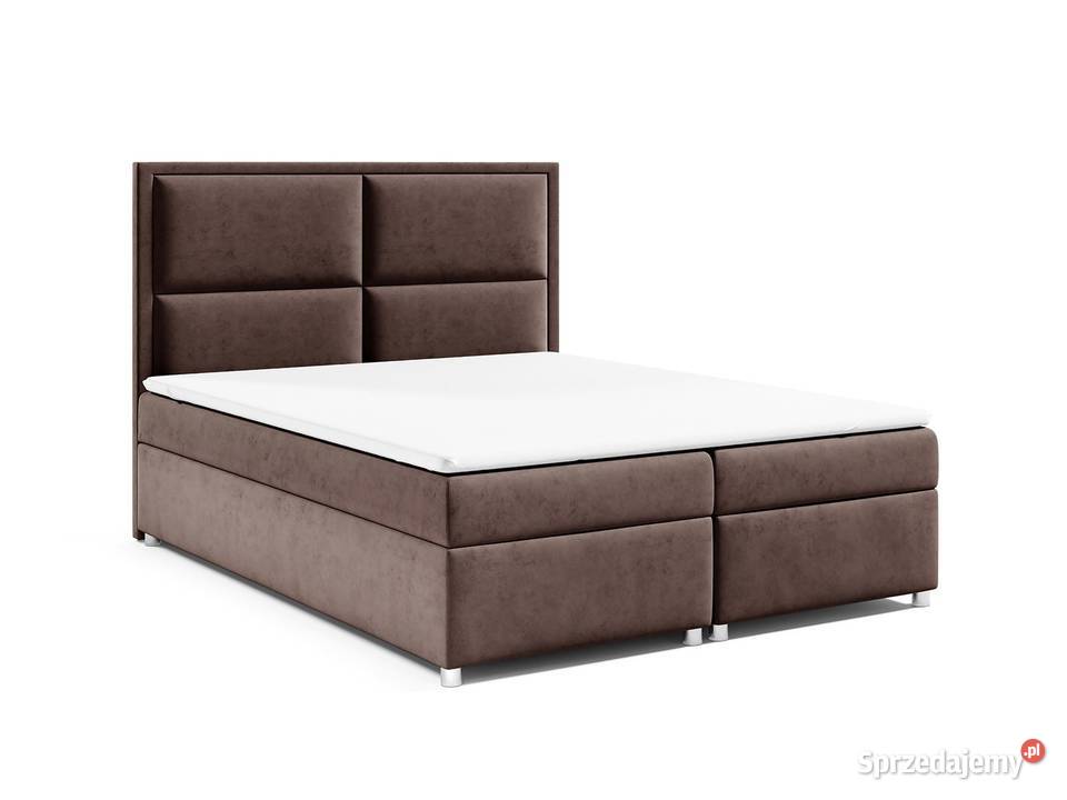 Dwuosobowe kontynentalne łóżko z materacem K11 160cm Baranów