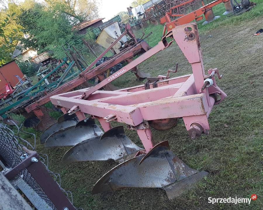 Pług zagonowy Duży 4skibowy na wysokiej i małopolskie Dąbrowa Tarnowska