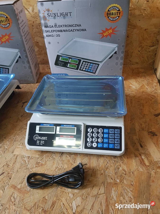 Waga sklepowa z udźwigiem do 40 sunlight 2 g