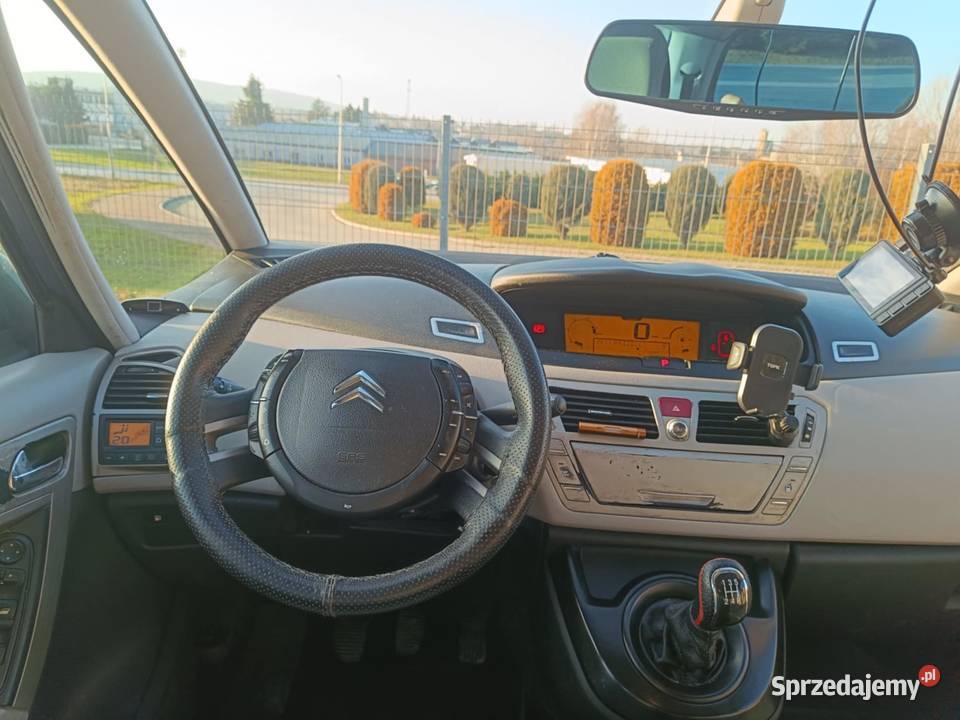 Citroen Grand C4 Picasso I 16 HDi 109 2007 szary Sanok