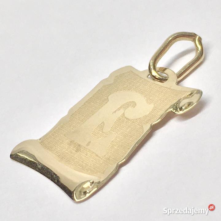 Złoty WISIOREK 585 14K Zawieszka cudowna Litera Warszawa