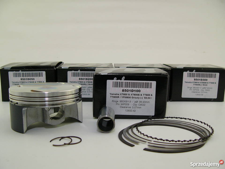 TŁOK komplet tłokowy WOSSNER 9593 mm TT 600 SRX Zabrze