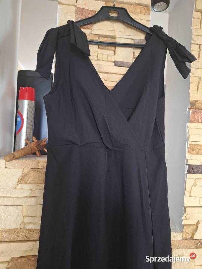 Suknia długa czarna wieczorowa L Nowa Spódnice i sukienki Moda i Styl Kalisz