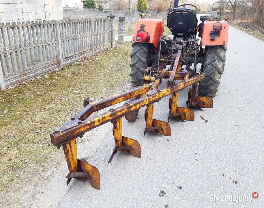 Pług 5skibowy ORYGINAŁ Grudziądz ładny stan Pługi małopolskie Dąbrowa Tarnowska