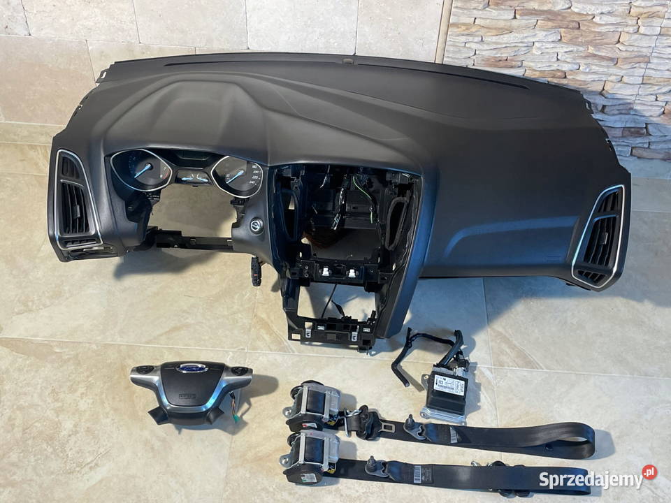 FORD FOCUS MK3 DESKA KONSOLA PODUSZKI PASY małopolskie Barwałd Dolny