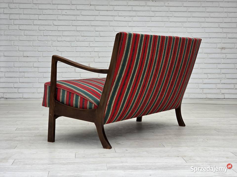 Lata 60 Duńska sofa dwuosobowa design Fritz