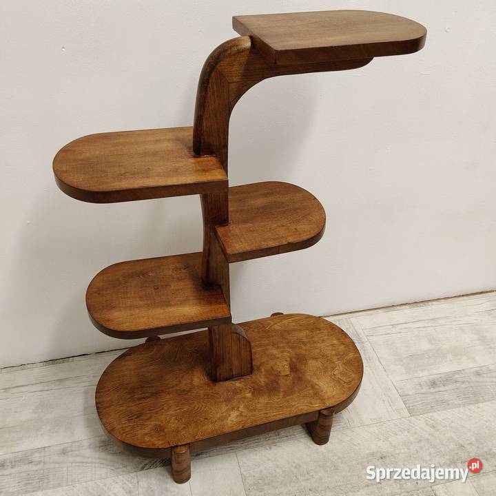 kwietnik art Deco podstawa pod kwiaty drewniana Radomsko sprzedam
