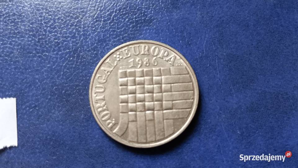 Stare monety 25 eskudo 1986 Portugalia Lesko