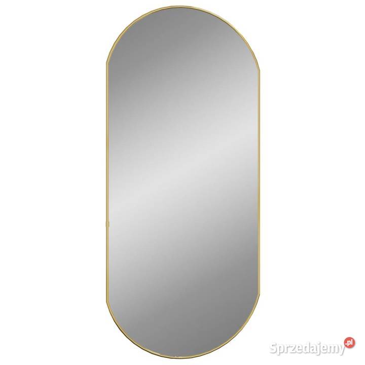 vidaXL Lustro ścienne złote 90x40