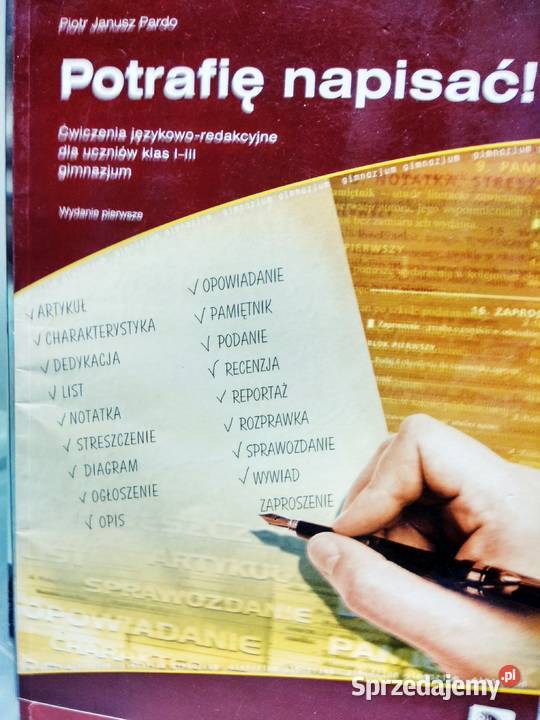 Potrafię napisać recenzja rozprawka diagram Antykwariat Warszawa
