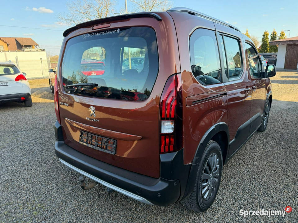 Peugeot RIFTER klima navi kamery gwarancja ABS wielkopolskie Zbąszyń