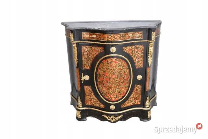 BOULLE BRZUCHATA KOMODA OKUCIA Z BRĄZU intarsje sprzedam
