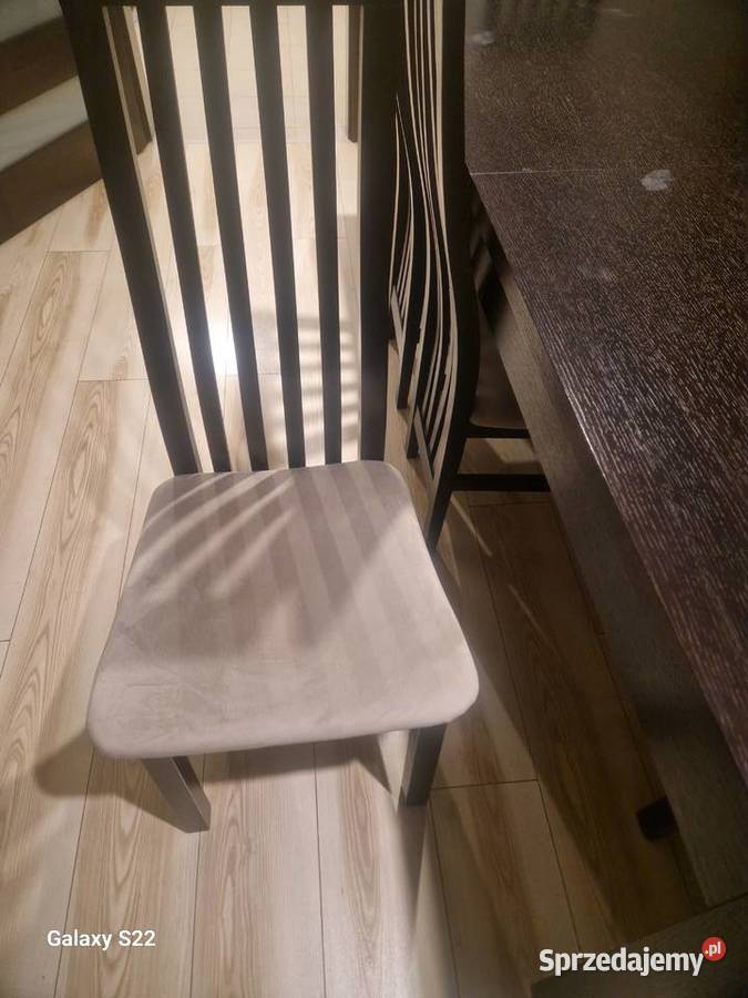 STÓL Z KRZESŁAMI 90cm Grójec