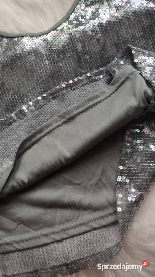Błyszczący top z cekinami Mohito L Olkusz sprzedam