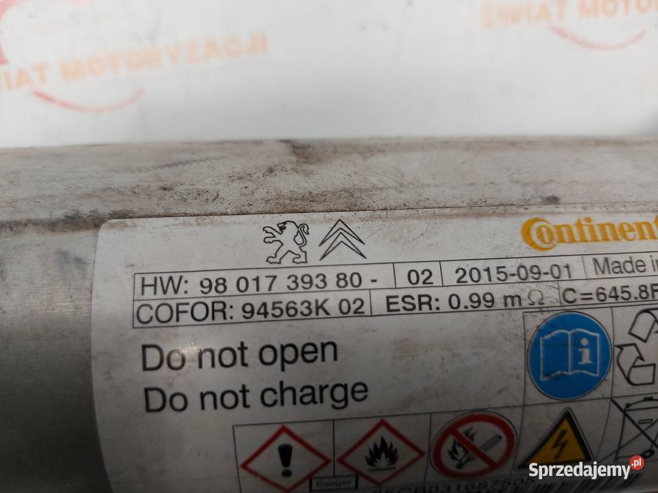 CITROEN C4 PICASSO kondensator STARTSTOP świętokrzyskie