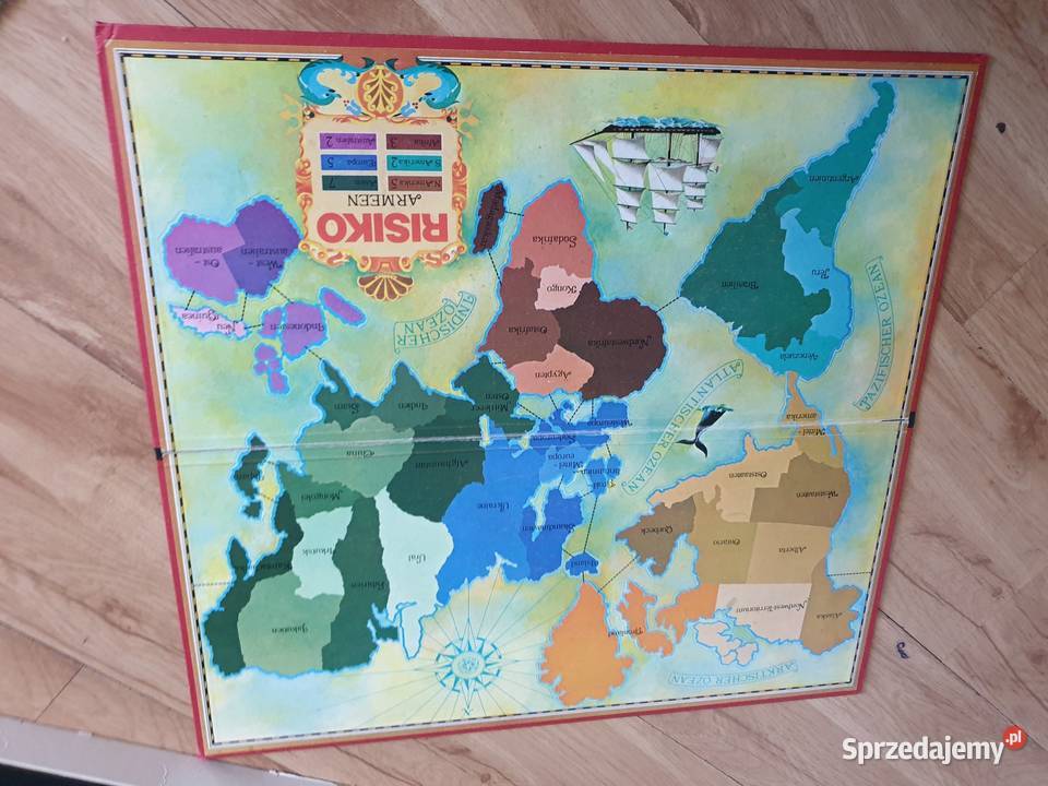 Risiko gra strategiczna planszowa 1975 Pozostałe Nowy Sącz