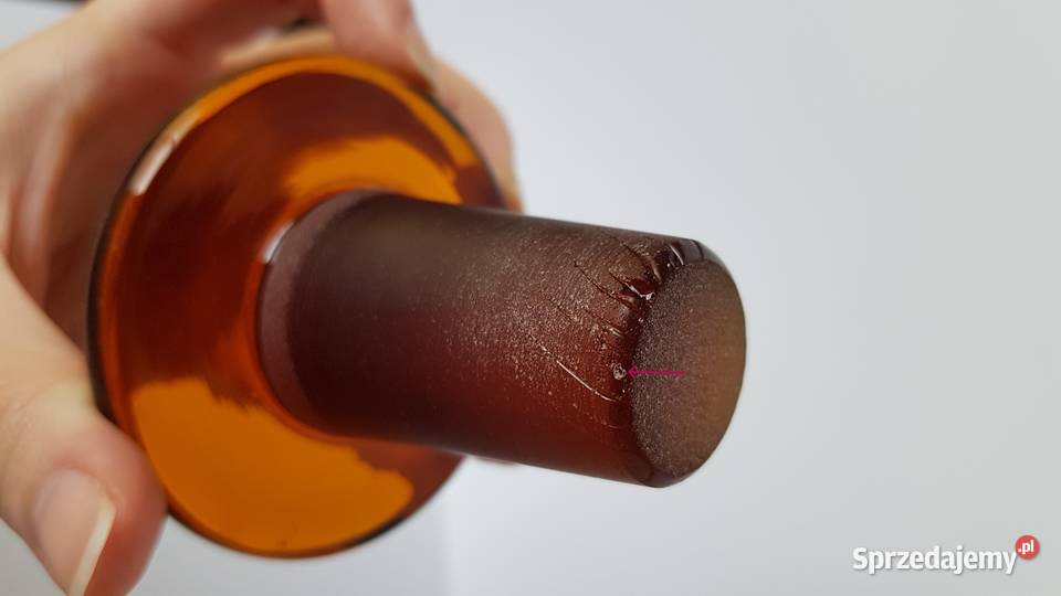 Stara ogromna butla pojemnik apteczny wysokość