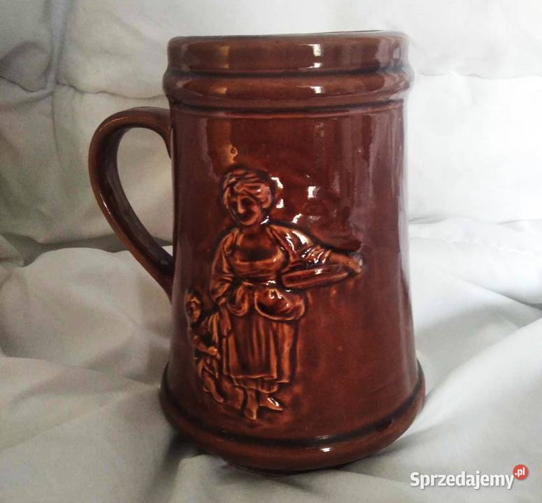 Stary kufel Jerzy Kubicki Grójec PRL Gdańsk