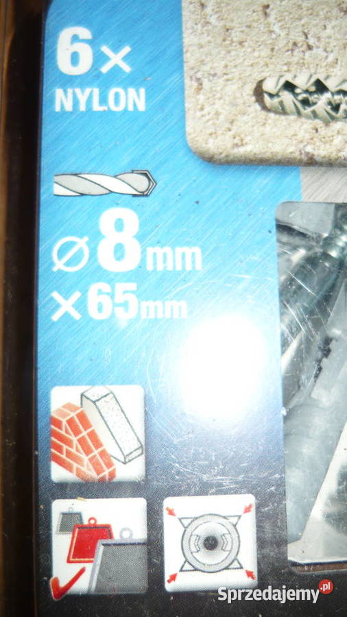 Kołki rozporowe fi 12 6x60 mm fi 8 60 mm z Sokółka sprzedam