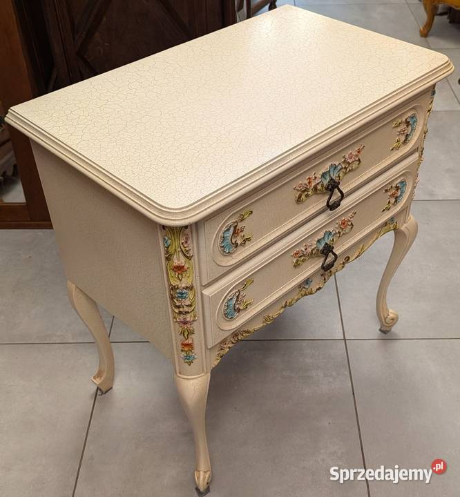 Piękna komoda ludwikowska ecrusklep Dąbrowa Meble Dąbrowa Górnicza