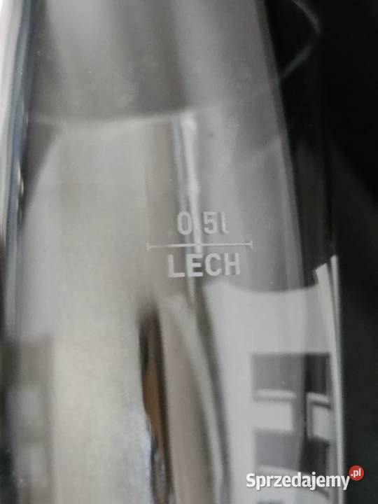 szklanka kufel pokal na piwo LECH 05l Wyposażenie wnętrz podkarpackie Krosno