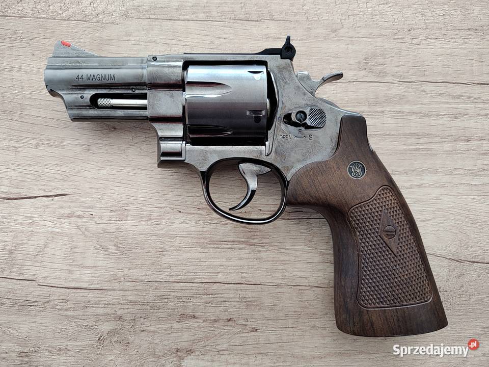 Rewolwer wiatrówka SMITHWESSON M29 45 mm 3 BBs Sporty strzeleckie i myślistwo