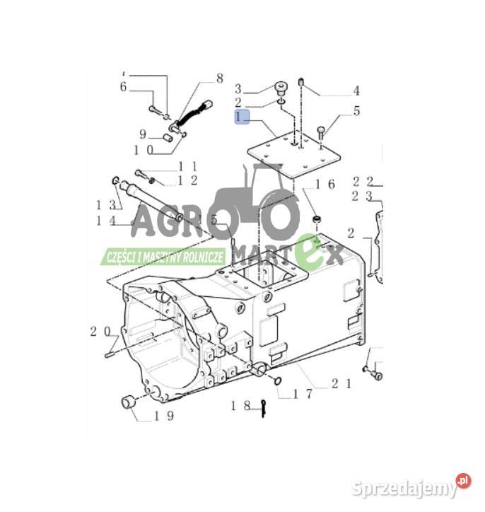 5186785 5171438 POKRYWA DEKIEL CNH Wichrów